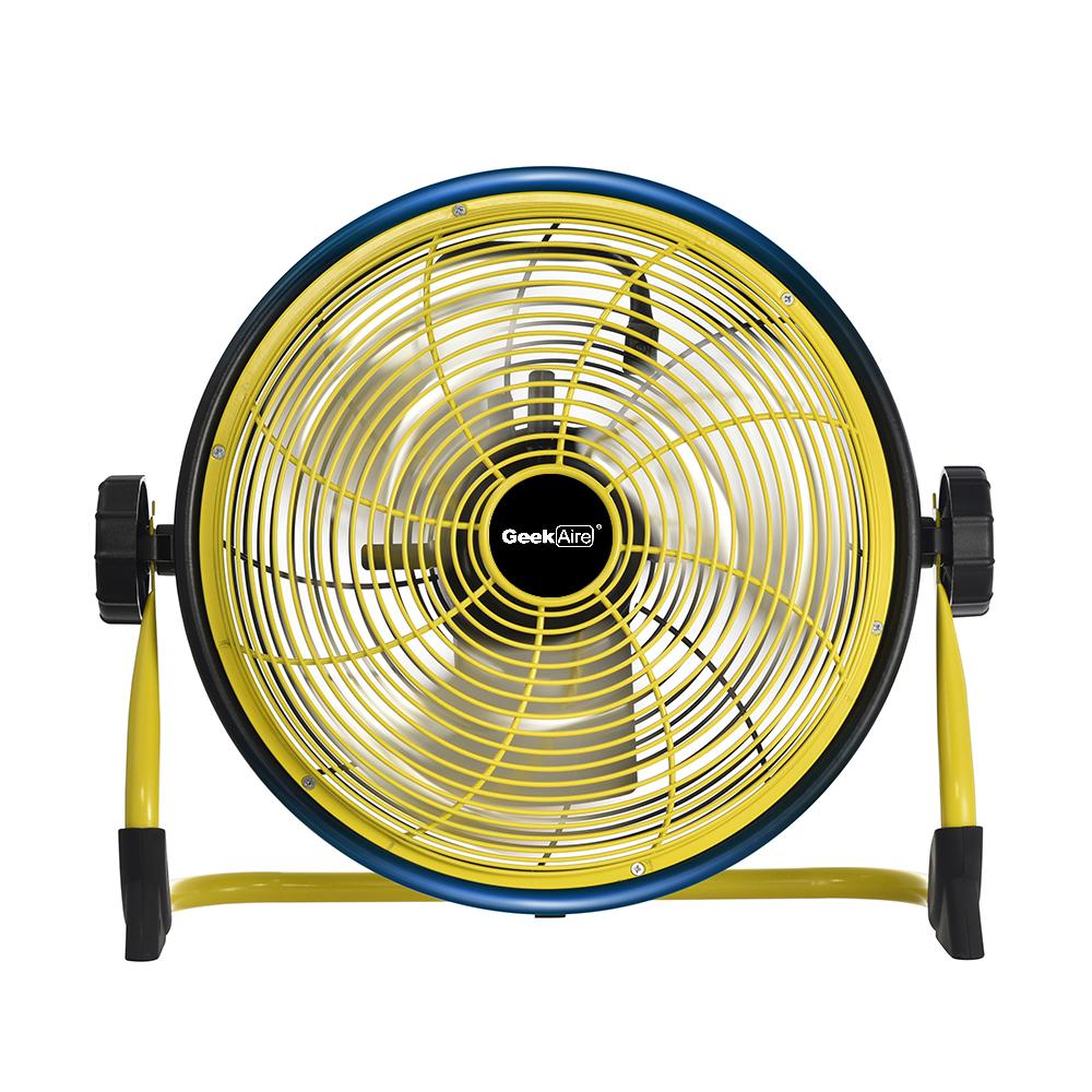 Cordless 12 in. Variable Speed Floor Fan with Power Bank Feature